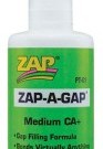 ZAP ADHESIVE ZAP-A-GAP CA | PT-01